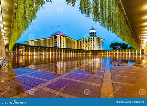 Exterior Of Istiqlal Mosque Jakarta Indonesia Editorial Image Image