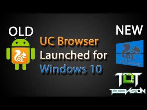 Before you download the installer, how good if you read the information about this app. Officially UC Browser Is Launched For Windows 10 | New Uc Browser | 2017 - YouTube
