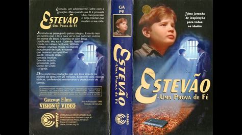 Filme VHS Gospel Estevão Uma Prova de Fé 1998 YouTube