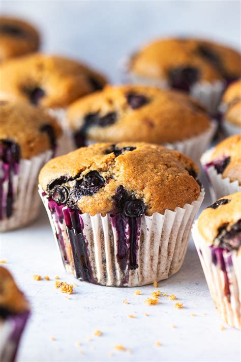 Vegan Blueberry Muffins Lazy Cat Kitchen