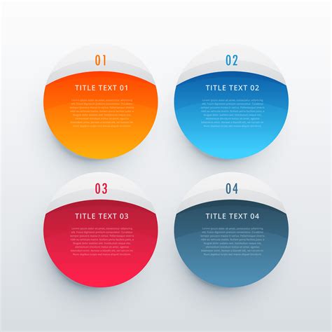 Colorful Infographic Banners Set Template Download Free Vector Art