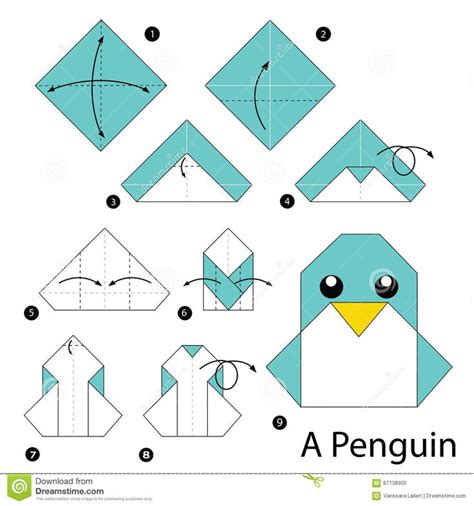Step By Step Instructions How To Make Origami A Penguin Download