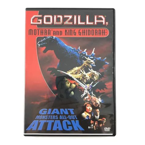 Godzilla Mothra And King Ghidorah Giant Monsters All Out Attack Dvd
