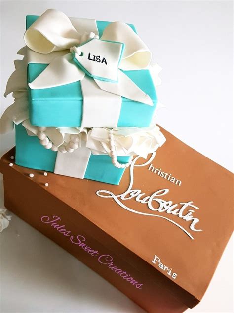Maybe you would like to learn more about one of these? Cake Christian Louboutin Shoe Box Tiffany Gift Box ...