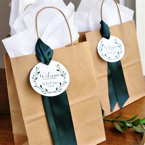Welcome Bag For Weddinghotel Guests Customized With Your Coordinating