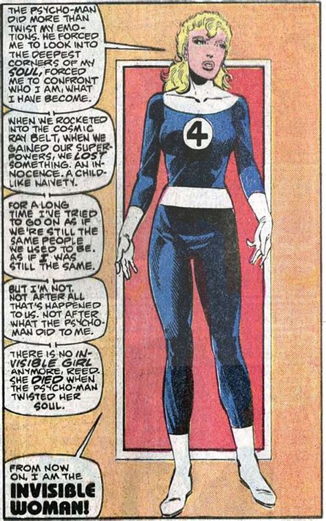Fantastic Four With Invisible Woman By John Byrne Invisible Woman