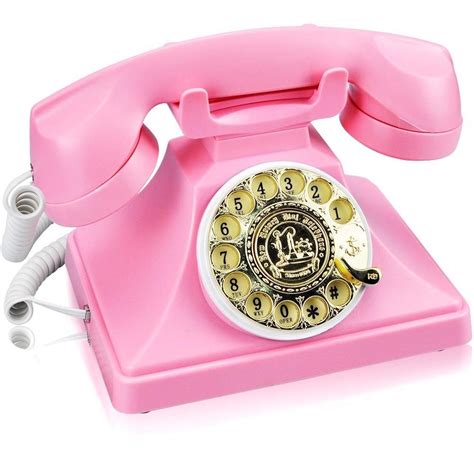 Teléfono Retro Antiguo De Casa Irisvo Vintage Rosa Mercado Libre