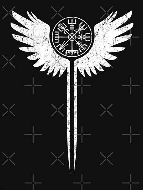 Vegvisir Valkyrie Wings Valkyrie Tattoo Viking Tattoo Symbol Norse
