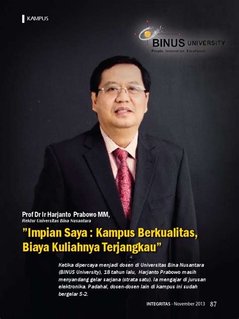 Tokoh Integritas Prof Dr Ir Harjanto Prabowo Mm Pdf