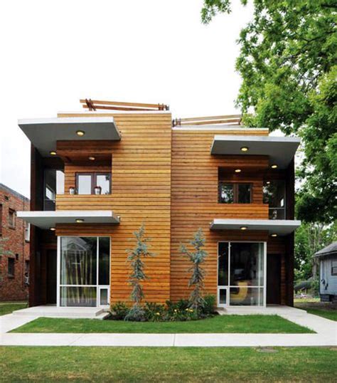 Duplex Apartment Exterior House Decor Concept Ideas