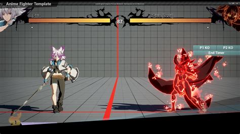 Anime Fighter Template In Blueprints Ue Marketplace