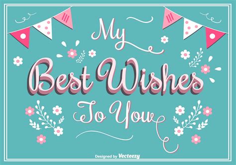 Best Wishes Greeting Card Download Free Vector Art Stock Graphics