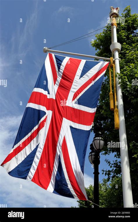 Union Jack Flag Of United Kingdom Of Great Britain Hi Res Stock