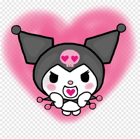 Hello Kitty My Melody Kuromi Line Hello Kitty Love Heart Png Pngegg