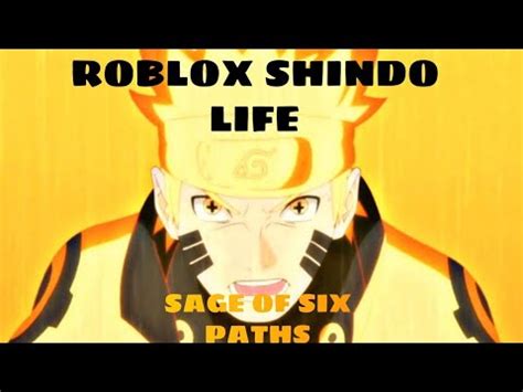 Sage Of Six Paths Showcase SHINDO LIFE YouTube