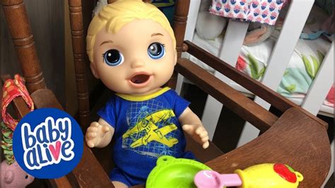 Baby Alive Feeding Luke With Fun Shapes Food Baby Alive Video YouTube