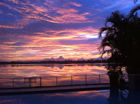 Sunset In Miami Sunset Celestial Outdoor