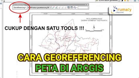 Tutorial Georeferencing Peta Di ArcGIS Bisa Untuk Semua Data Raster