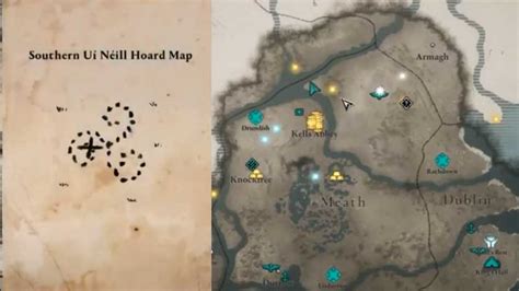 Southern Ui Neill Hoard Map Solution Wrath Of The Druids Valhalla Dlc