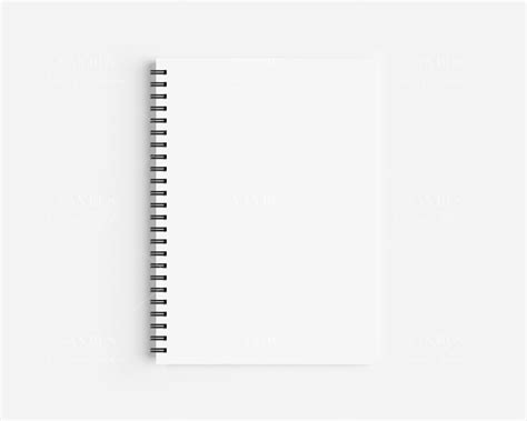 5x7 Spiral Notebook Mockupminimalist Journal Mockupsimple Etsy