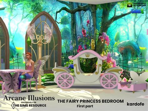 Kardofes Arcane Illusions The Fairy Princess Bedroom Sims 4 Children