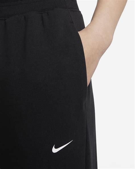 Nike Dri Fit One Womens High Waisted Full Length Open Hem French Terry