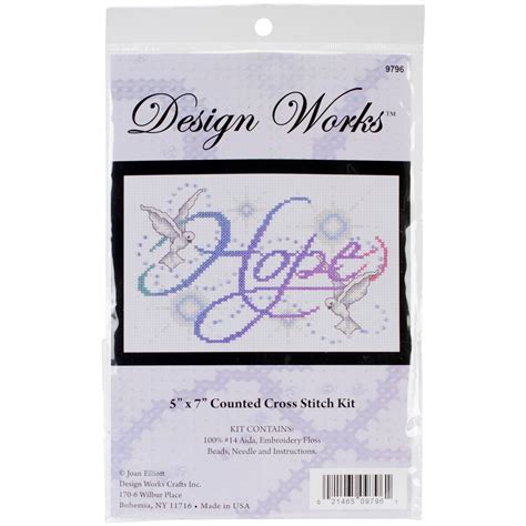 Design Works Counted Cross Stitch Kit X Hope Count Michaels
