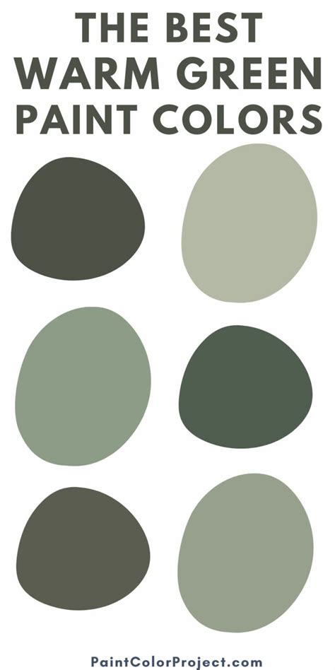 The Best Warm Green Paint Colors For 2024 The Paint Color Project