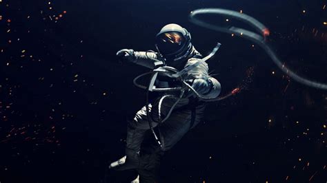 Wallpaper Cosmonaut Astronaut Spacesuit Gravity Space Hd Picture
