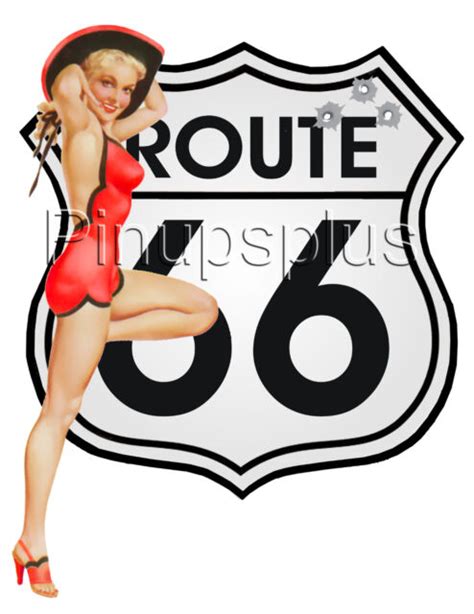Pinup Girl Waterslide Decal Sticker Cowgirl Route S Ebay
