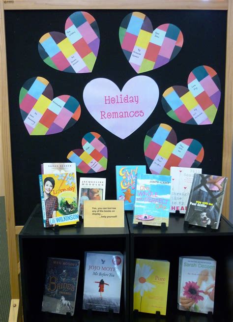 Library Displays Holiday Romance Book Display Library Displays Holiday Romance