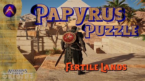 AC Origins Fertile Lands Papyrus Puzzle YouTube