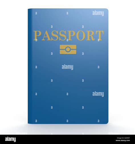 Blue Passport Book Image With Hi Res Rendered Artwork That Could Be Used For Any Graphic Design