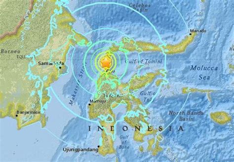 Indonesia Earthquake Today Tsunami Occurs After 75 Magnitude Quake North Of Sulawesi Live