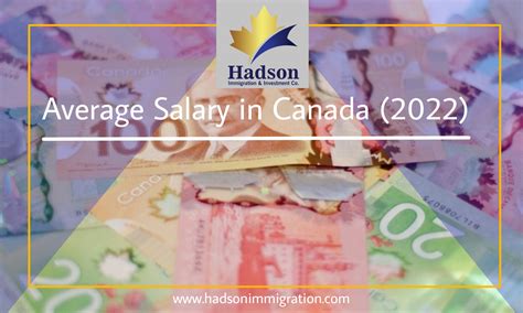 Average Salary In Canada 2022 Hadson Immigration