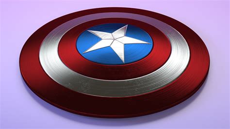 3d Captain America Shield Turbosquid 1452136