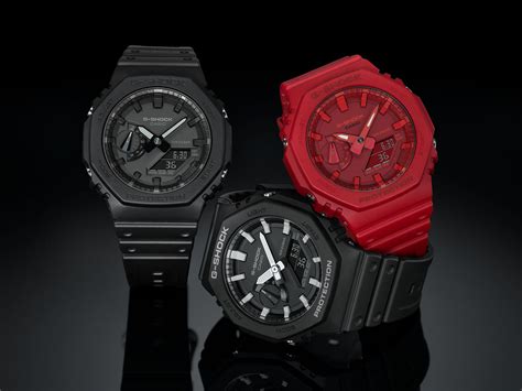 Surprisingly, this series has three color tones. G-Shock introduces the thin GA-2100 Carbon Core Guard