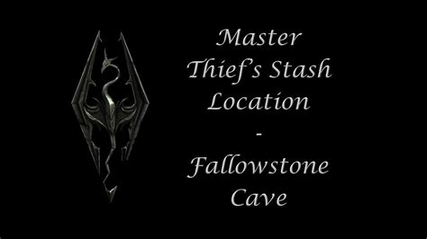 Fallowstone Cave Master Thiefs Stash Location Youtube