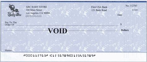 Write void in large, bold letters across the entire face of the check. How to Print Your Own Check in House