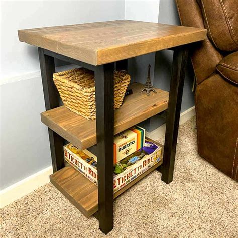 Diy End Tables With Storage