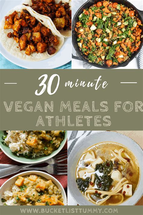 30 Minute Vegan Meals For Runners That Fit Perfectly Into A Vegan