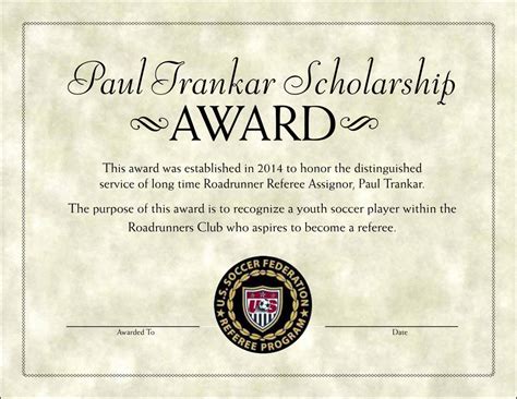 The Paul Trankar Scholarship Award