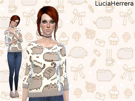 Pusheen The Cat Conversion Sims Sims 4 Sims 4 Anime Images And Photos