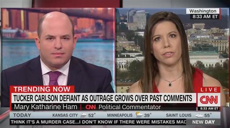 Cnns Mary Katherine Ham Defends Tucker Carlsons Non Apology ‘outrage Mobs Arent Interested