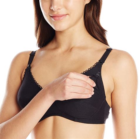 naturana women s soft cup cotton maternity bra black 44b black size 34d ebay