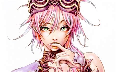 Image Shunya Yamashita Green Eyes Pink Hair Anime Anime