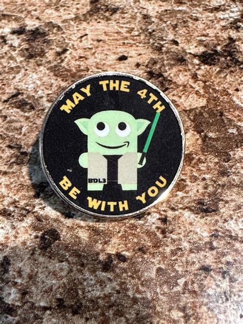 Rare Amazon Bdl3 May The 4th Be With You Peccy Pin Star Wars Yoda Ebay