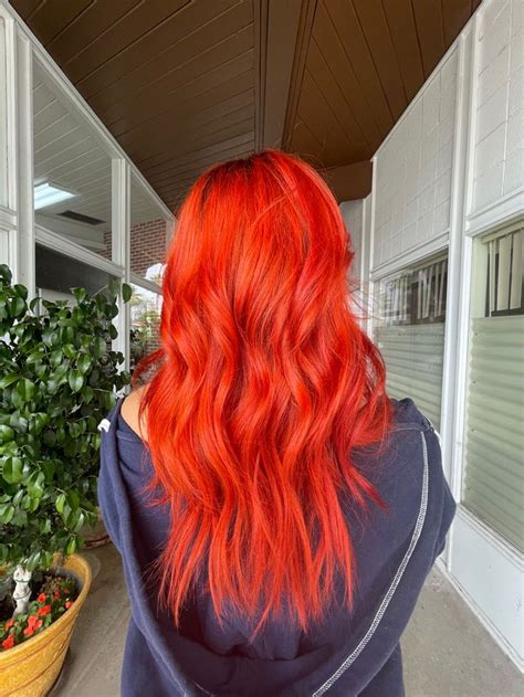 Fire Red Hair Fire Red Hair Red Orange Hair Red Hair