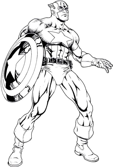 Free Captain America Clipart Black And White Download Free Captain