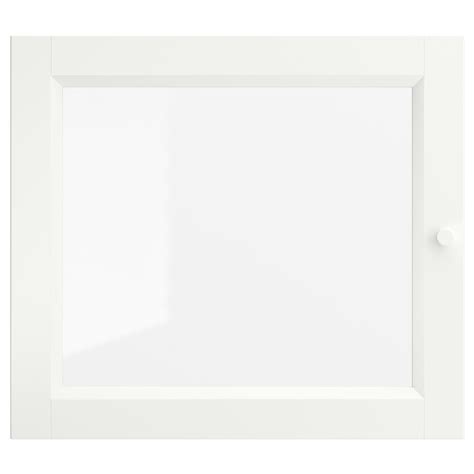 Oxberg Glass Door White 40x35 Cm Ikea Lietuva